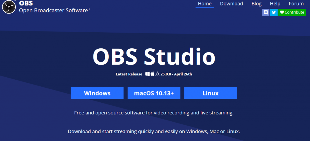 Screenshot 2020 06 17 Open Broadcaster Software®️ OBS