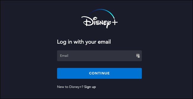disney log in to account