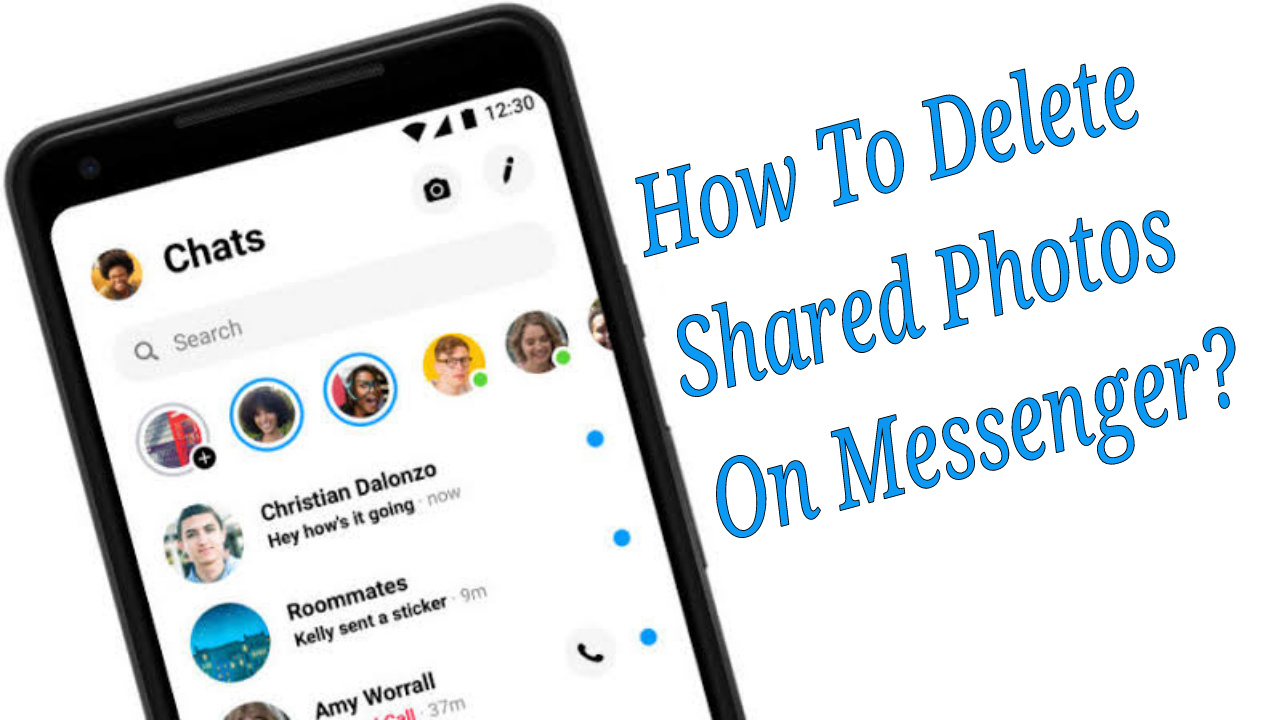 How to delete shared photos on Messenger