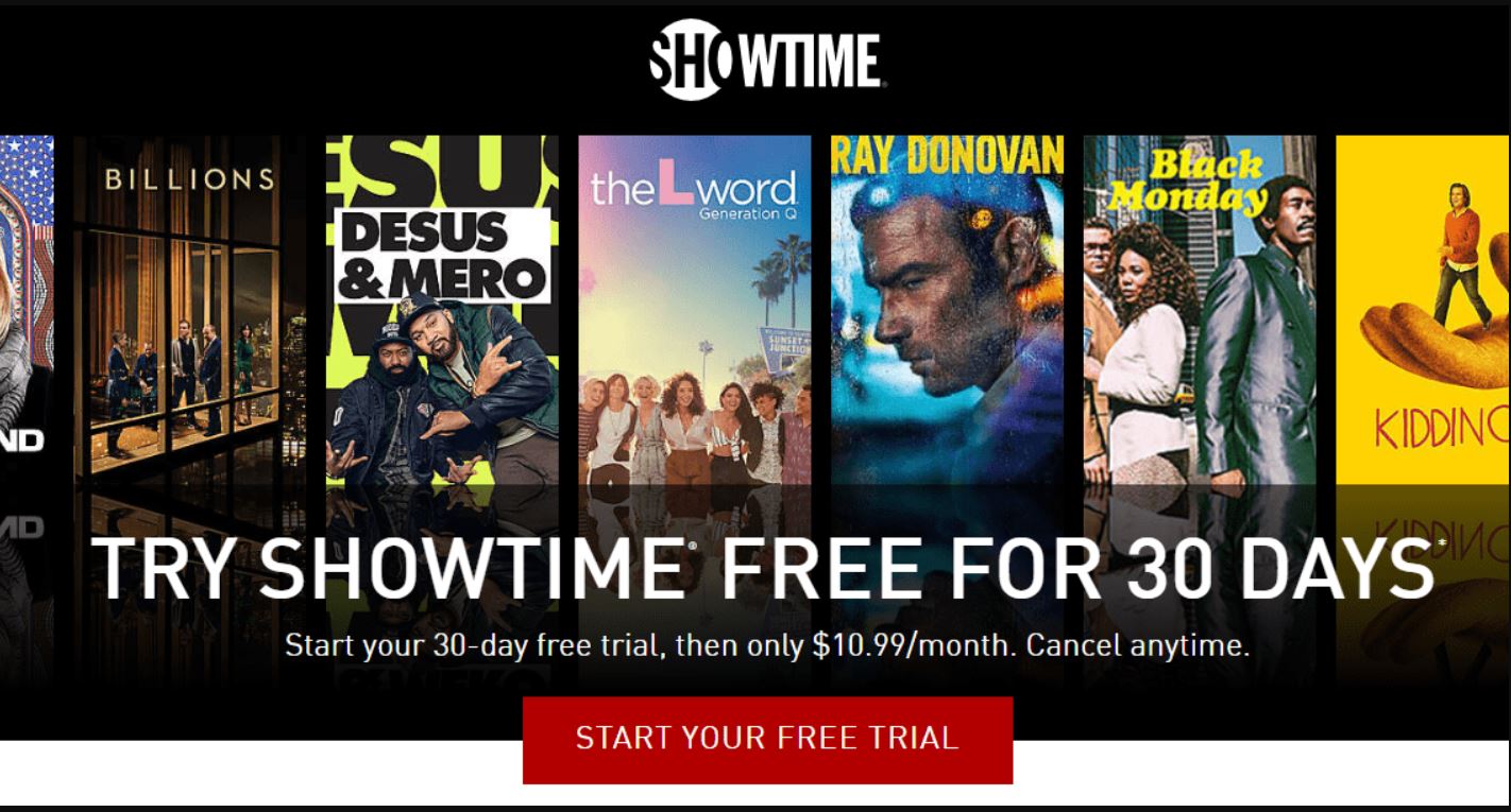 Showtime Free 30-Day Trial