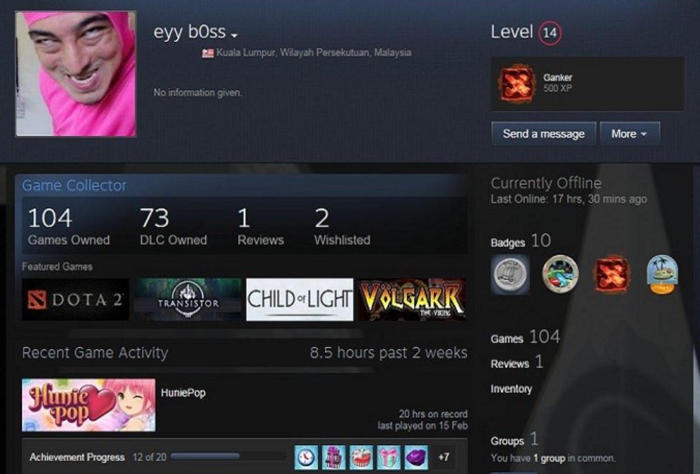 Funny Steam Names