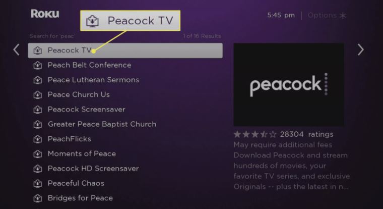 How to Get Peacock TV on Roku