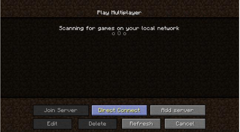 Direct-connect-Minecraft-Lan-not-working