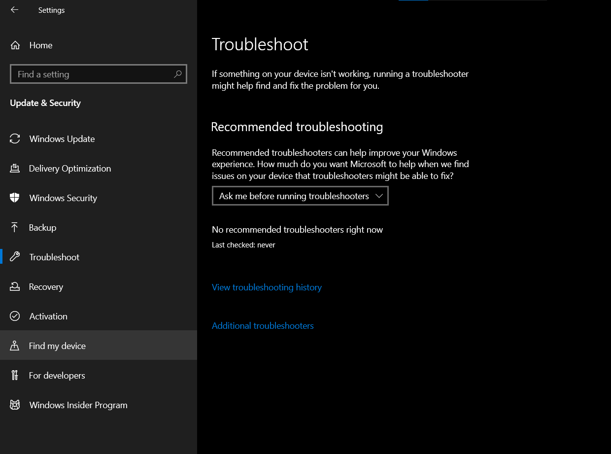 Troubleshoot-internet